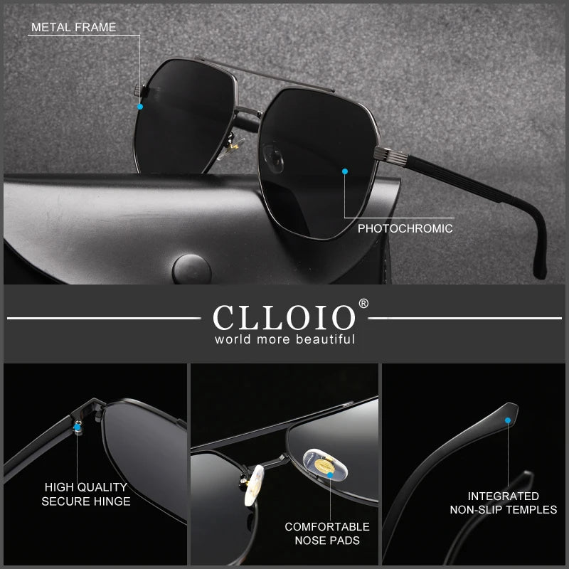 Photochromic Sunglasses - Polarized Driving Shades for Men Women | UV400 Protection - ZOOMNSTORE