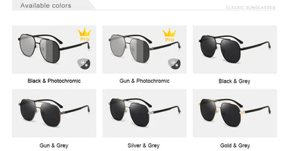Photochromic Sunglasses - Polarized Driving Shades for Men Women | UV400 Protection - ZOOMNSTORE