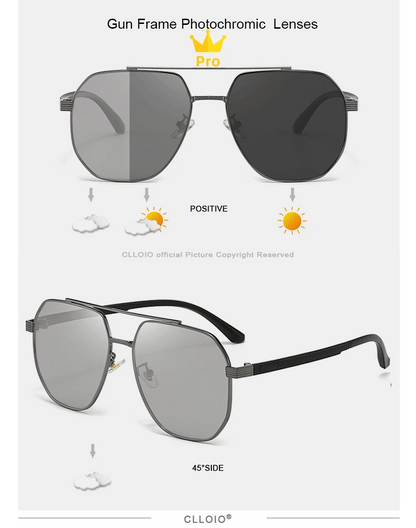 Photochromic Sunglasses - Polarized Driving Shades for Men Women | UV400 Protection - ZOOMNSTORE