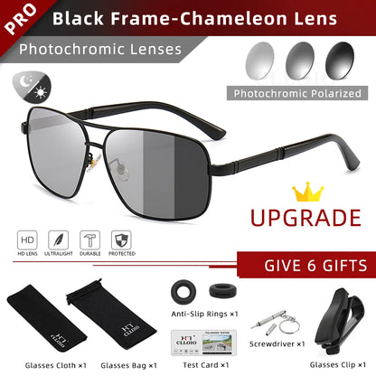 Photochromic Sunglasses - Polarized Driving Shades for Men Women | UV400 Protection - ZOOMNSTORE