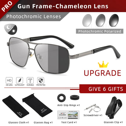 Photochromic Sunglasses - Polarized Driving Shades for Men Women | UV400 Protection - ZOOMNSTORE