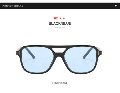 Pilot Sunglasses Women - Oversized Double Bridge Oval Goggles UV400 Protection - ZOOMNSTORE