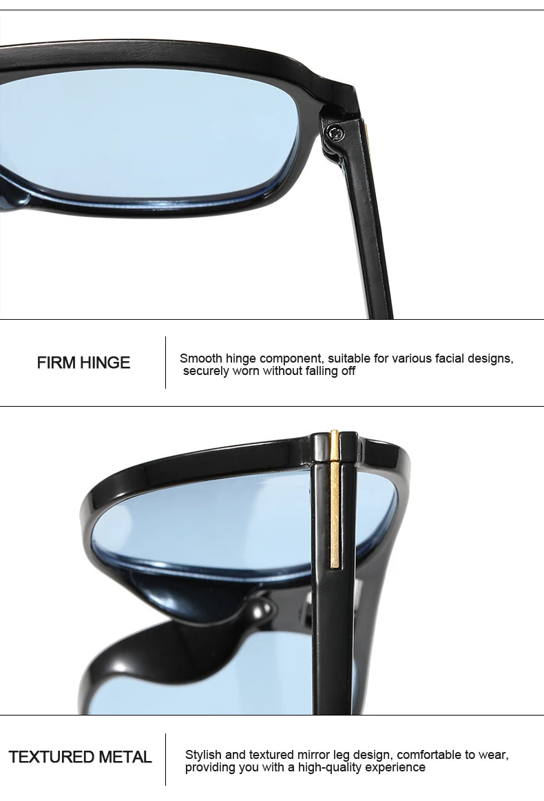 Pilot Sunglasses Women - Oversized Double Bridge Oval Goggles UV400 Protection - ZOOMNSTORE