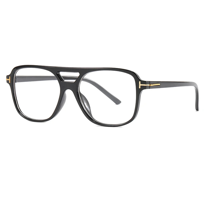 Pilot Sunglasses Women - Oversized Double Bridge Oval Goggles UV400 Protection - ZOOMNSTORE