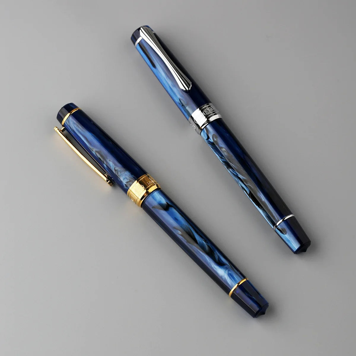 PENBBS 556 Piston Fountain Pen - Large Capacity Transparent Acrylic Ink-absorbing Nib Pen - ZOOMNSTORE