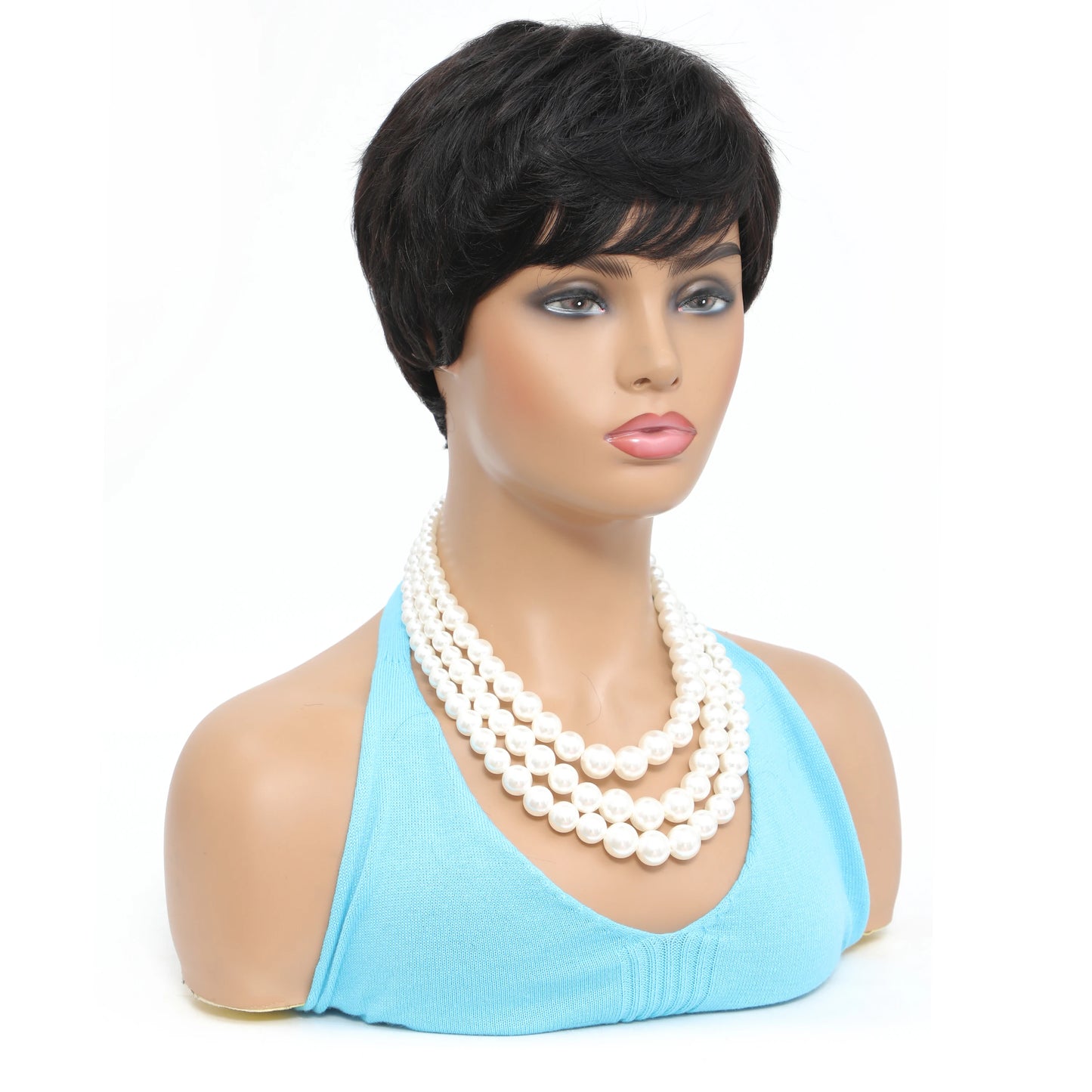 Pixie Cut Wigs - Short Bob Wig With Bangs | Brazilian Remy Human Hair, 180% Density - ZOOMNSTORE