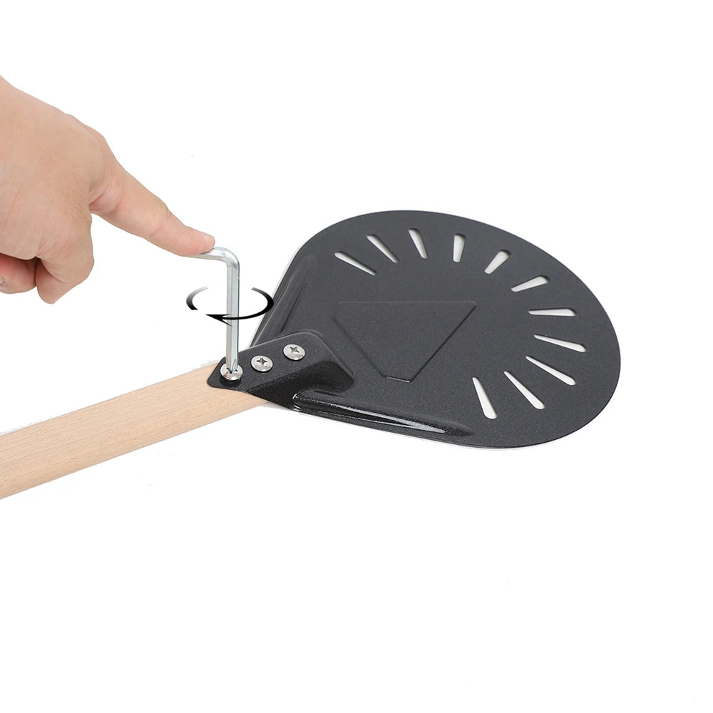 Adjustable Pizza Peel - Nonstick Pizza Turner for Oven Baking - ZOOMNSTORE