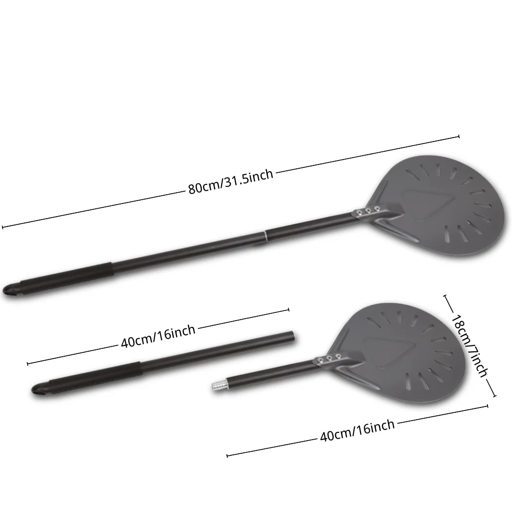 Adjustable Pizza Peel - Nonstick Pizza Turner for Oven Baking - ZOOMNSTORE