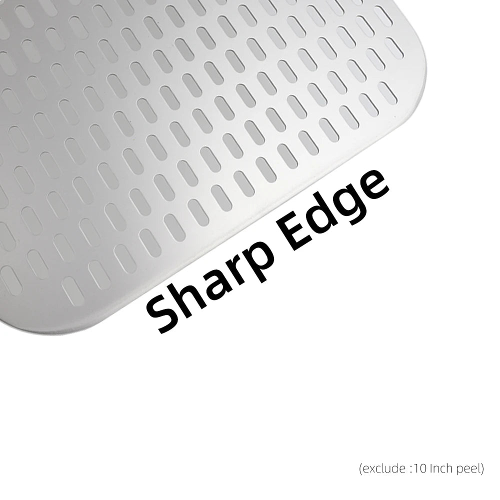 Pizza Perforated Shovel Paddle - ShortLong Handle Baking Tool for Oven - ZOOMNSTORE