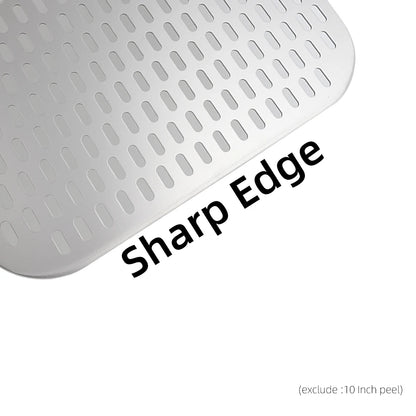 Pizza Perforated Shovel Paddle - ShortLong Handle Baking Tool for Oven - ZOOMNSTORE