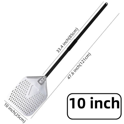 Pizza Perforated Shovel Paddle - ShortLong Handle Baking Tool for Oven - ZOOMNSTORE