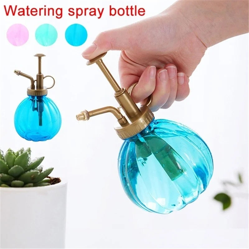 Plant Watering Mister - 350ml Clear Plastic Spray Bottle With Pump Action Trigger - ZOOMNSTORE