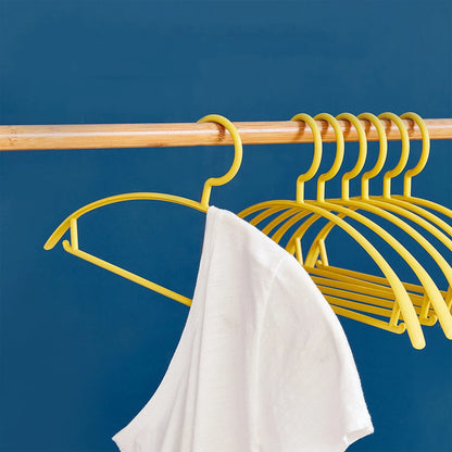 Plastic Clothes Hanger - Wide Shoulder Arc Design Semi-Circular Household Organizer - ZOOMNSTORE