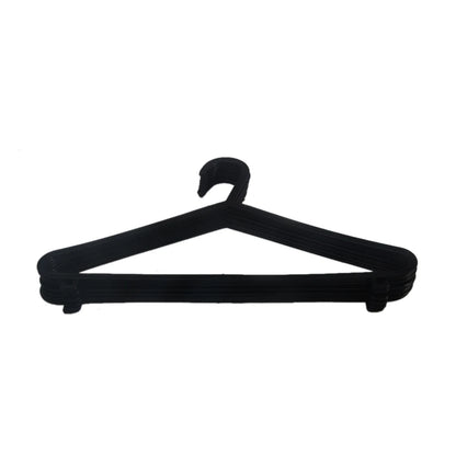 Plastic Clothes Hangers - 10Pcs Durable ABS Plastic Hanger Set | Non Slip Closet Space Saver - ZOOMNSTORE