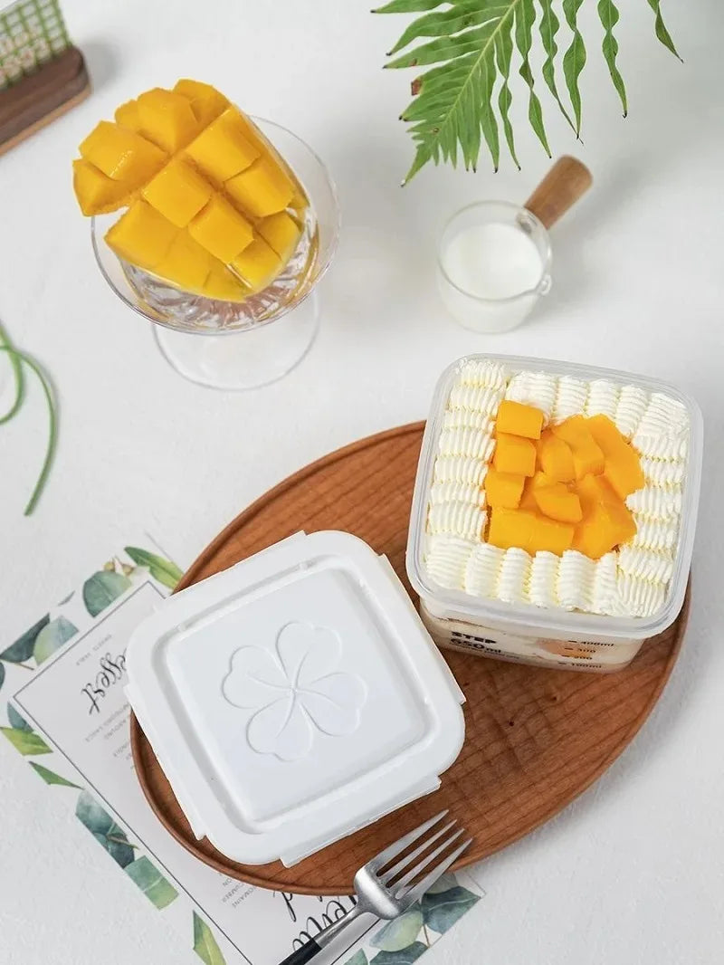 Plastic Food Storage Container - Multi Size Stackable Storage Containers for Refrigerator Use - ZOOMNSTORE