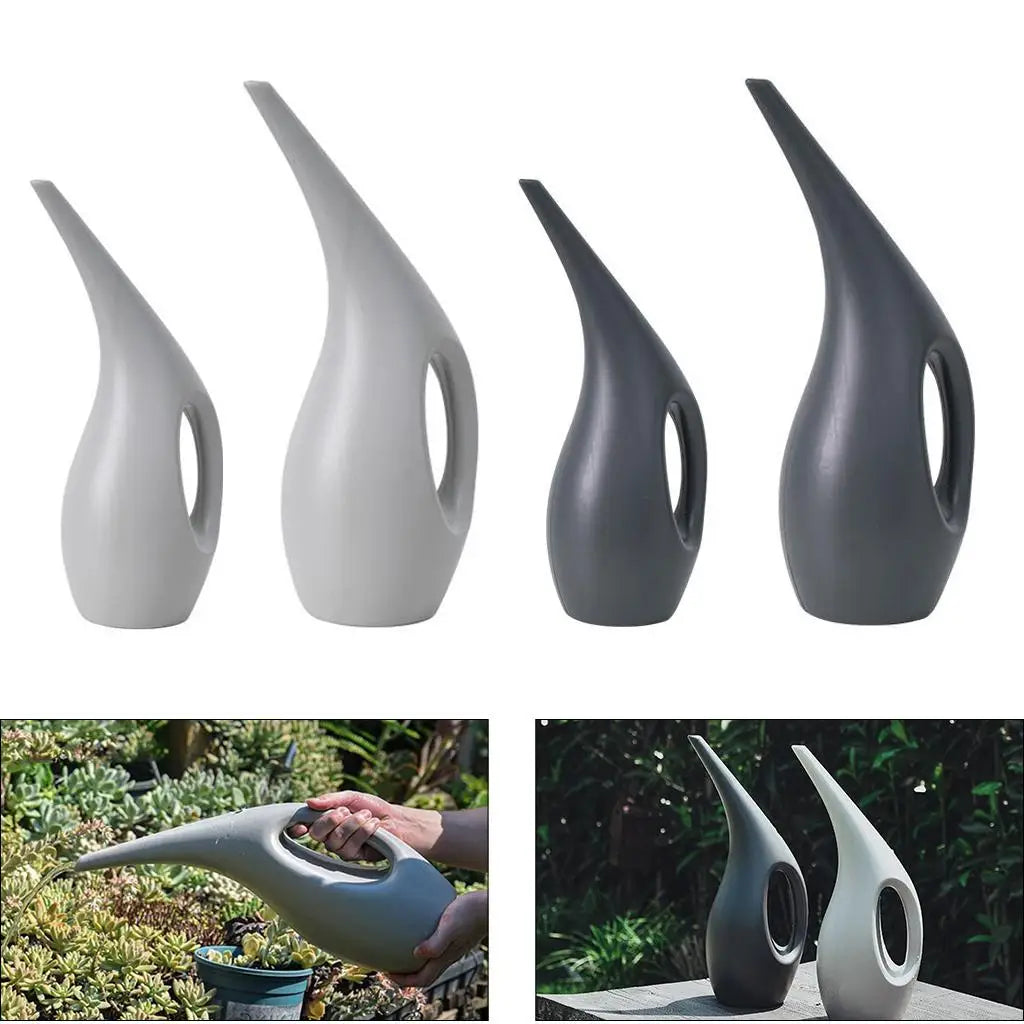 Plastic Garden Watering Can – Large Capacity Long Nozzle Watering Pot for Indoor & Outdoor Plants - ZOOMNSTORE