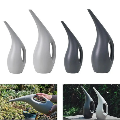 Plastic Garden Watering Can – Large Capacity Long Nozzle Watering Pot for Indoor & Outdoor Plants - ZOOMNSTORE