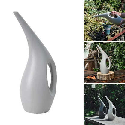 Plastic Garden Watering Can – Large Capacity Long Nozzle Watering Pot for Indoor & Outdoor Plants - ZOOMNSTORE