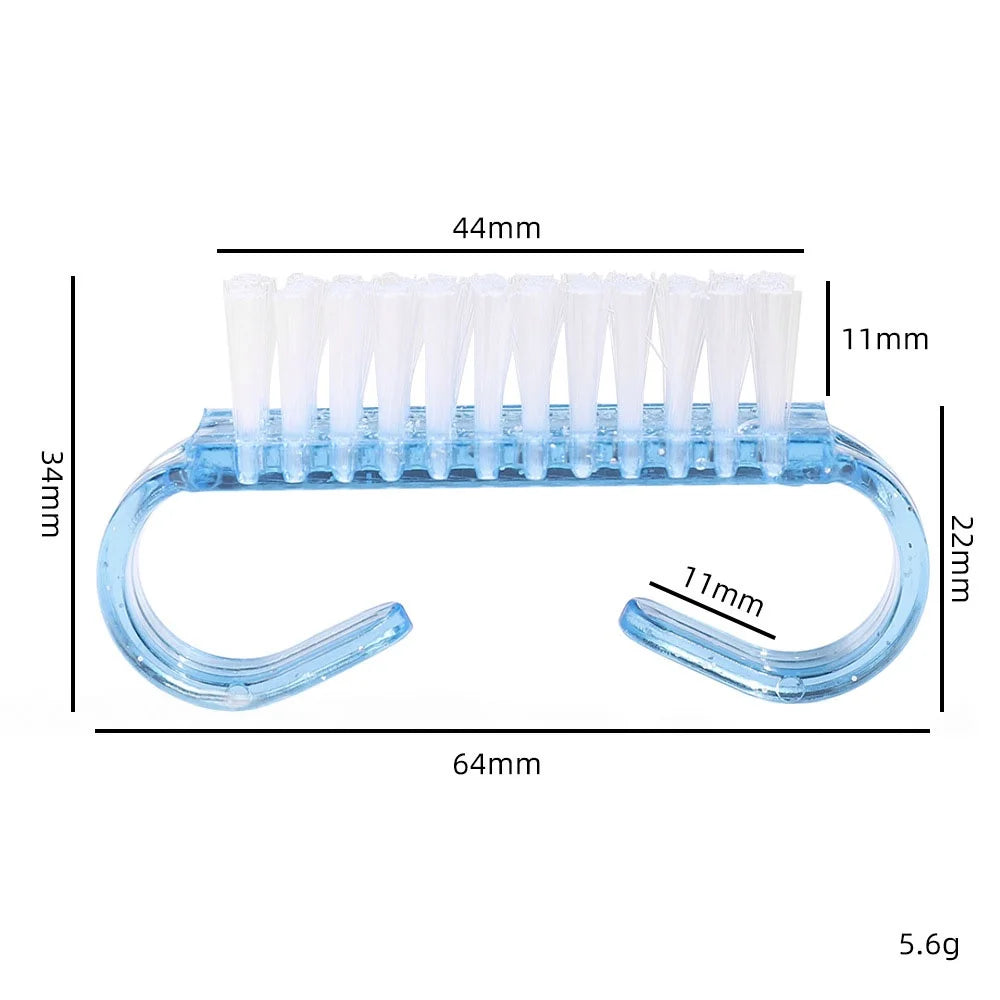 Plastic Nail Brushes - Soft Cleaning  Scrubbing Tools for Nail Art Manicure - ZOOMNSTORE