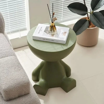 Light Luxury Cartoon Coffee Table - Creative Small Plastic Side Table - ZOOMNSTORE