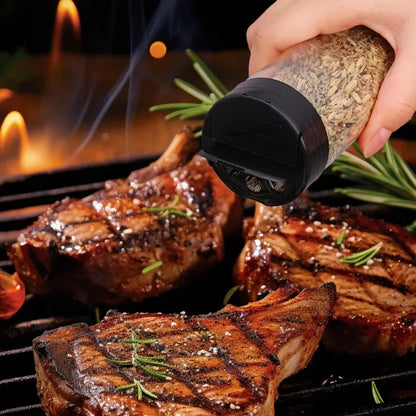 1/12x Plastic Spice Jars with Shaker Lids Transparent Safety Plastic Bottles for Home Kitchen Storing Spices Seasoning Powders - ZOOMNSTORE