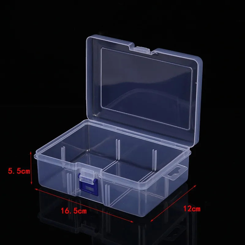 Clear Plastic Storage Box - Waterproof Dustproof Tool Organizer for Screwdrivers and Bits - ZOOMNSTORE