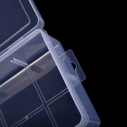 Clear Plastic Storage Box - Waterproof Dustproof Tool Organizer for Screwdrivers and Bits - ZOOMNSTORE