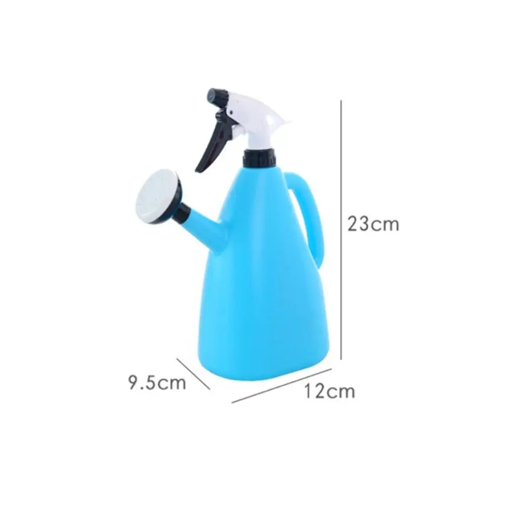 Plastic Watering Can - 1 Liter Durable Garden Watering Pot with Adjustable Spray Nozzle - ZOOMNSTORE
