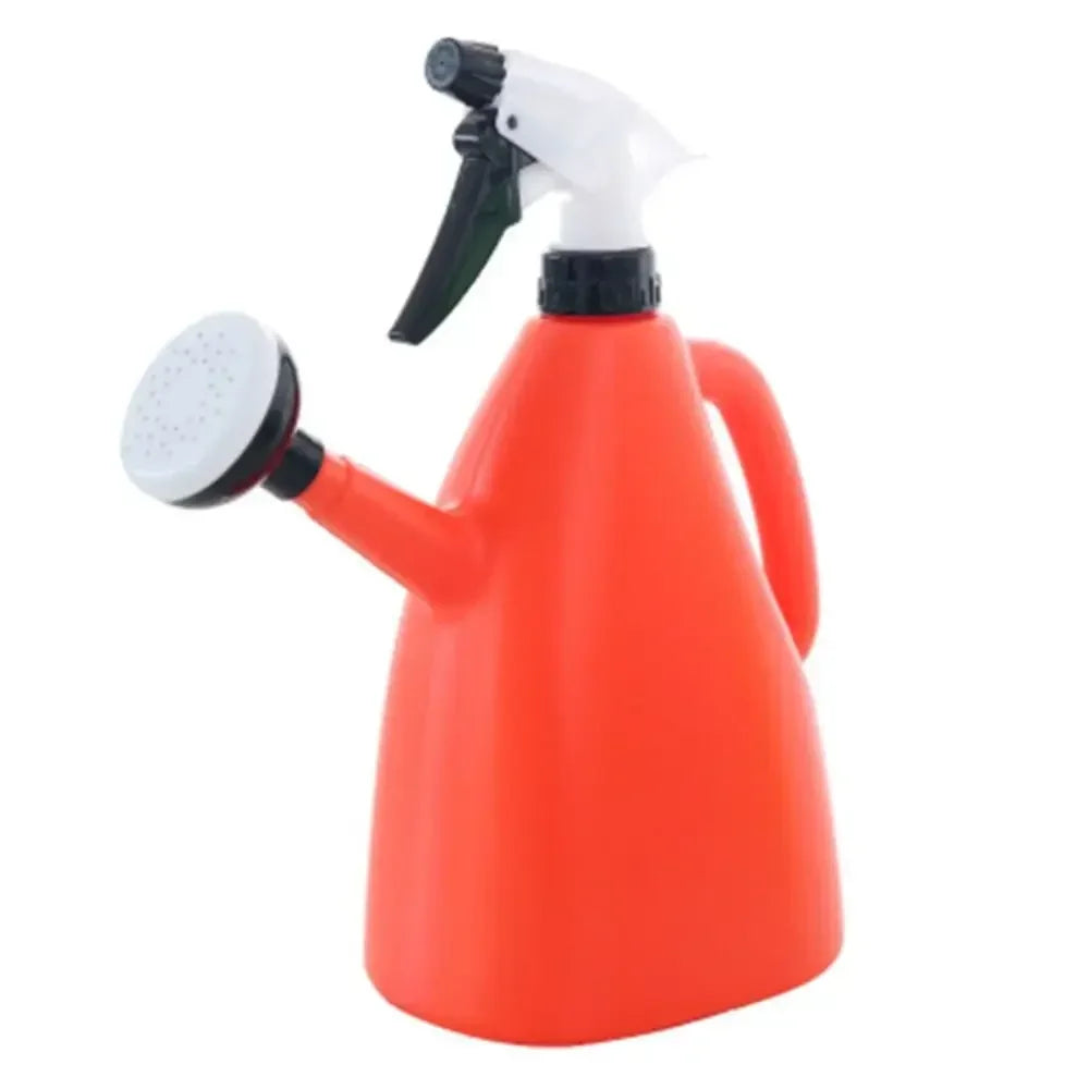 Plastic Watering Can - 1 Liter Durable Garden Watering Pot with Adjustable Spray Nozzle - ZOOMNSTORE