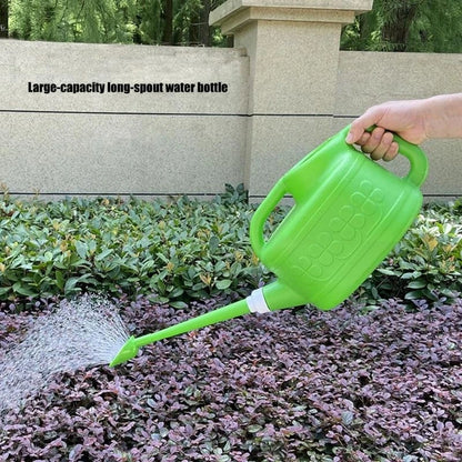 Plastic Watering Can With Detachable Shower Head – Ergonomic Curved Handle, Precise Pouring Spout, 4L/6L/8L Capacity - ZOOMNSTORE