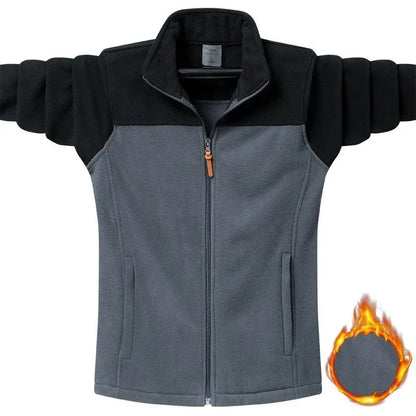 Plus Size 9XL Tactical Fleece Jacket - Windproof Camping Coat for Men  Women - ZOOMNSTORE