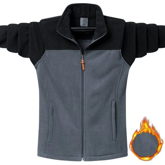 Plus Size 9XL Tactical Fleece Jacket - Windproof Camping Coat for Men  Women - ZOOMNSTORE