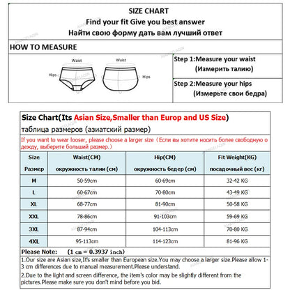 Plus Size Cotton Panties - Women's Soft Breathable Mid-Rise Briefs Solid Color - ZOOMNSTORE