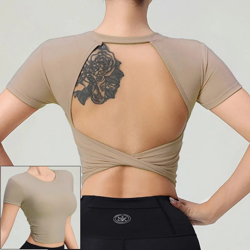 Plus Size Womens Black Long Sleeve Yoga Shirt - Fitness  Running Top - ZOOMNSTORE