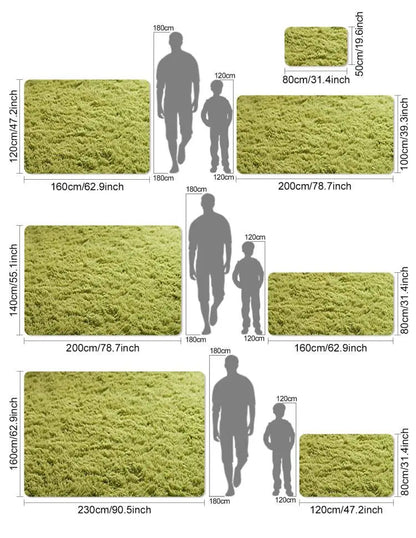 Plush Area Rug - Soft Non-Slip Mat for Living Room and Childrens Room Decor - ZOOMNSTORE