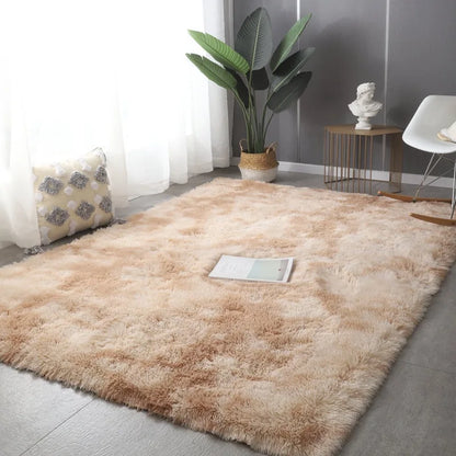 Soft Plush Living Room Rug - Modern Fluffy Carpet for Kids Playroom and Sofa - ZOOMNSTORE