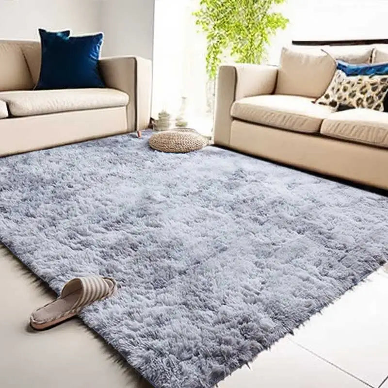 Soft Plush Living Room Rug - Modern Fluffy Carpet for Kids Playroom and Sofa - ZOOMNSTORE