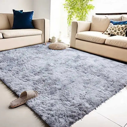 Soft Plush Living Room Rug - Modern Fluffy Carpet for Kids Playroom and Sofa - ZOOMNSTORE