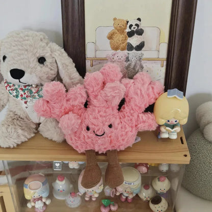 Plush Cat Toy - Interactive Coral Cat Plush Surfboard Doll 10cm | Soft PP Cotton Plaything - ZOOMNSTORE