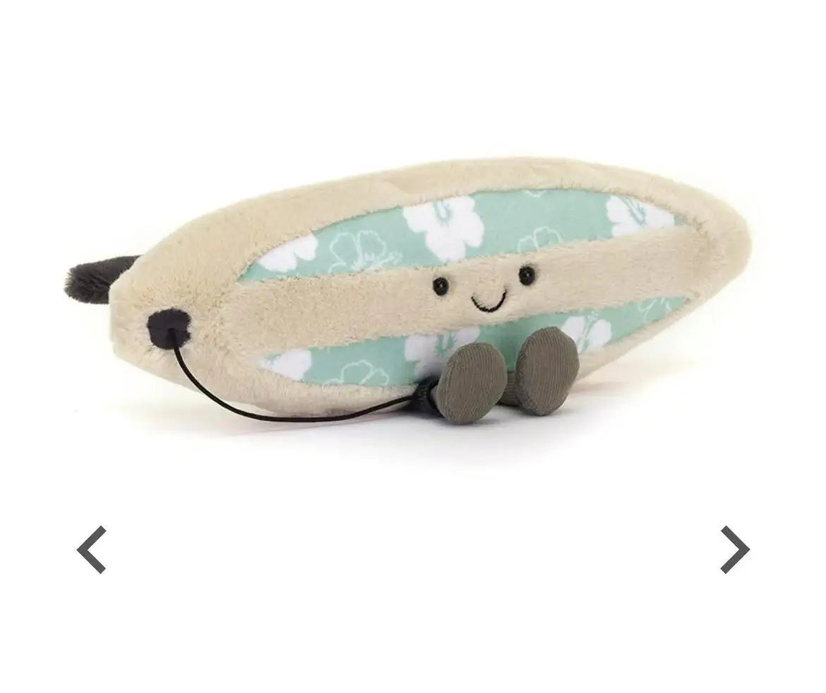 Plush Cat Toy - Interactive Coral Cat Plush Surfboard Doll 10cm | Soft PP Cotton Plaything - ZOOMNSTORE