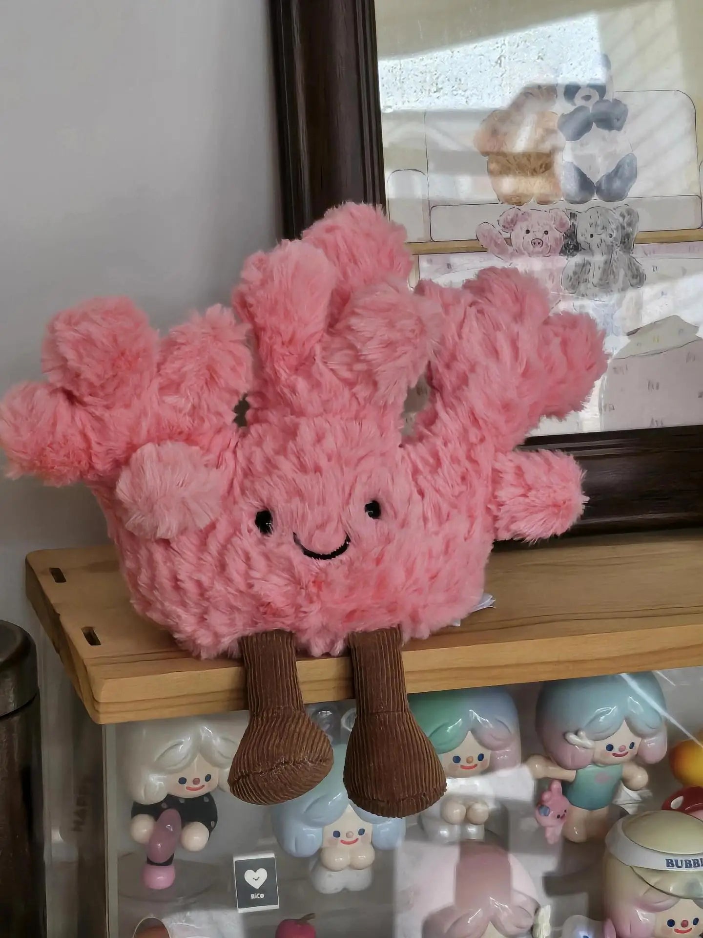 Plush Cat Toy - Interactive Coral Cat Plush Surfboard Doll 10cm | Soft PP Cotton Plaything - ZOOMNSTORE