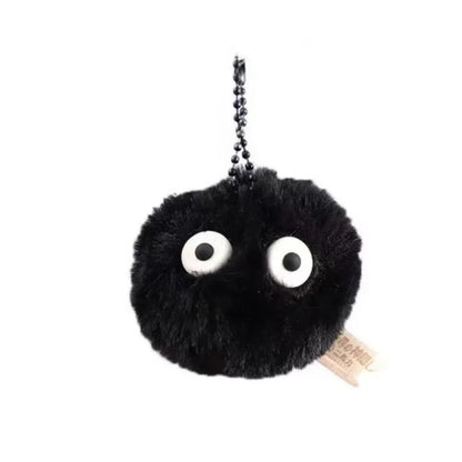 Cute Plush Coal Ball Keychains - Pet Play Cartoon Bag Pendants 510PCS - ZOOMNSTORE