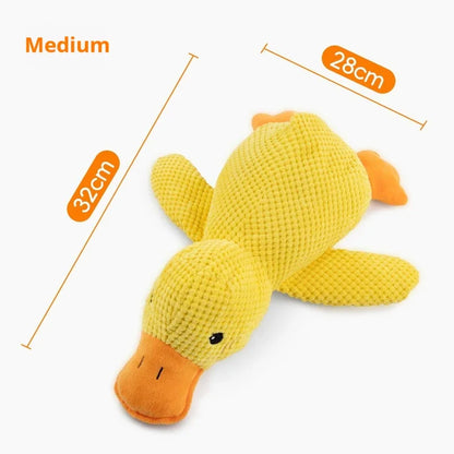 Plush Duck Dog Toy - Bite Resistant Sound Relief Companion - ZOOMNSTORE