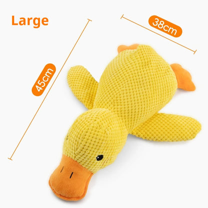 Plush Duck Dog Toy - Bite Resistant Sound Relief Companion - ZOOMNSTORE