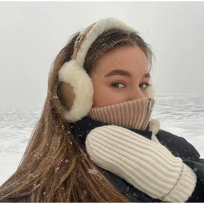 Plush Ear Muffs – Foldable Winter Ear Warmers for Men & Women | Cold Weather Protection - ZOOMNSTORE