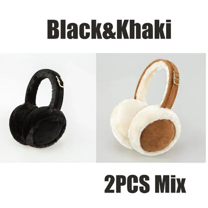 Plush Ear Muffs – Foldable Winter Ear Warmers for Men & Women | Cold Weather Protection - ZOOMNSTORE