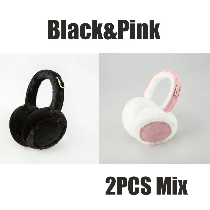 Plush Ear Muffs – Foldable Winter Ear Warmers for Men & Women | Cold Weather Protection - ZOOMNSTORE