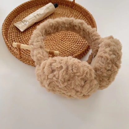 Plush Ear Warmer - Foldable Earflap Earmuffs For Winter Ear Protection Gear - ZOOMNSTORE