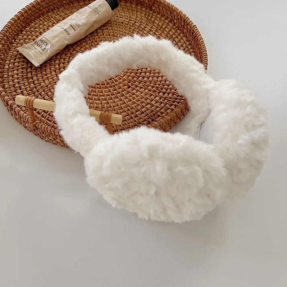 Plush Ear Warmer - Foldable Earflap Earmuffs For Winter Ear Protection Gear - ZOOMNSTORE