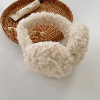 Plush Ear Warmer - Foldable Earflap Earmuffs For Winter Ear Protection Gear - ZOOMNSTORE